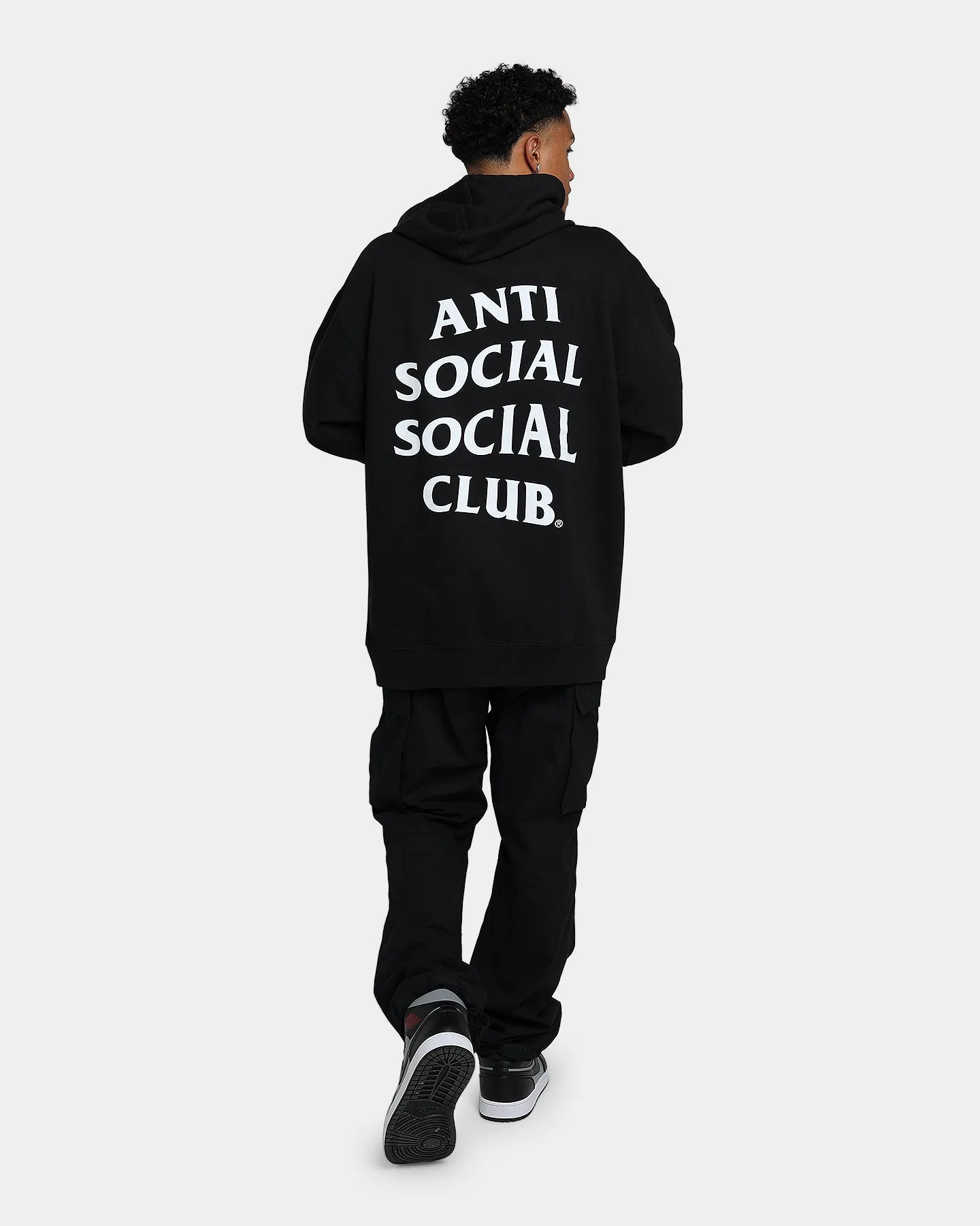 Anti Social Social Club Straight To Voicemail Hoodie Black