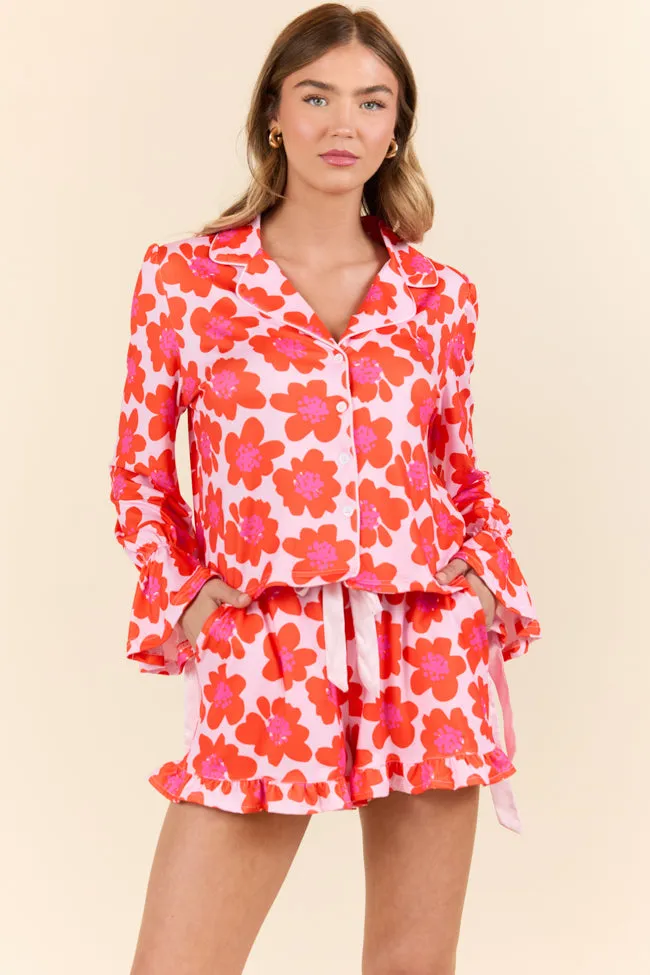 Blooming Bright Night Floral Pajama Set SALE