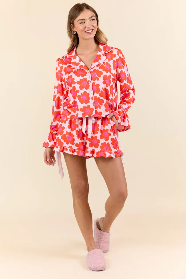 Blooming Bright Night Floral Pajama Set SALE