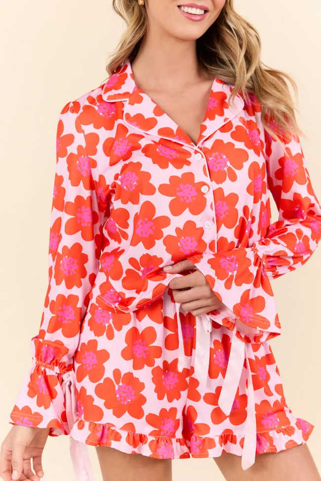 Blooming Bright Night Floral Pajama Set SALE