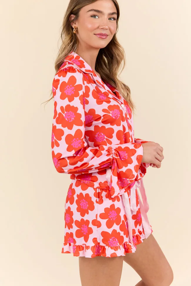 Blooming Bright Night Floral Pajama Set SALE