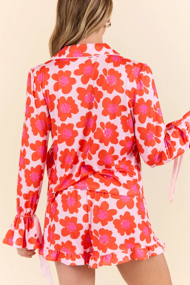 Blooming Bright Night Floral Pajama Set SALE