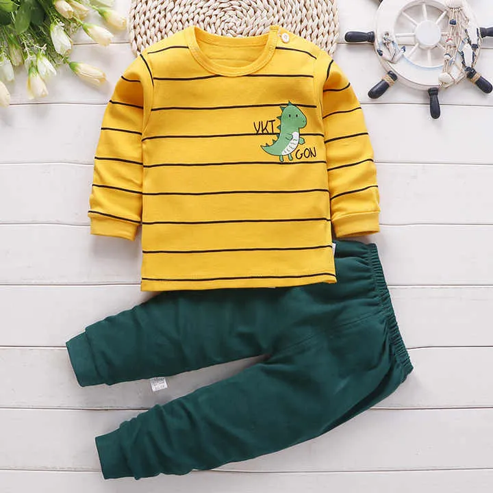 Cotton Baby Pajama Sets Cartoon Infant Pajama Sets مجموعات بيجامة أطفال من القطن مجموعات بيجامة للرضع برسوم كرتونية