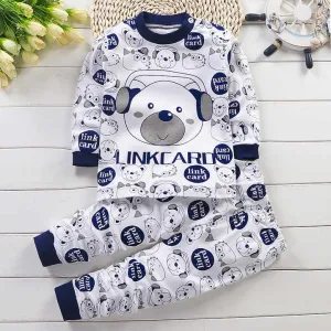 Cotton Baby Pajama Sets Cartoon Infant Pajama Sets مجموعات بيجامة أطفال من القطن مجموعات بيجامة للرضع برسوم كرتونية