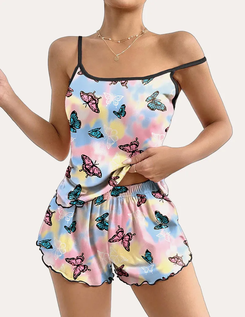 Cute Print Cami Pajama Sets (US Only)