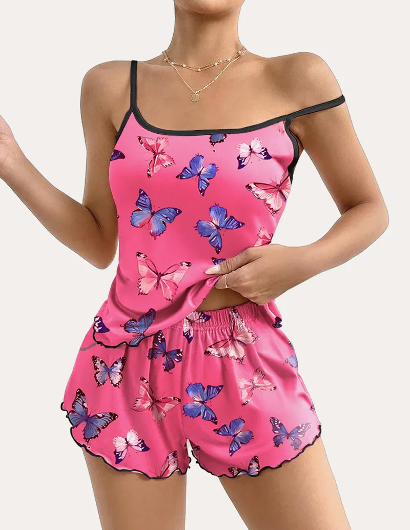 Cute Print Cami Pajama Sets (US Only)