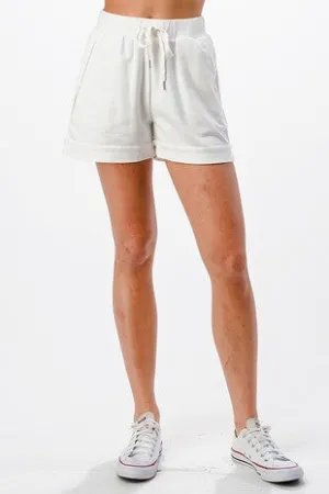 French terry Drawstring Shorts