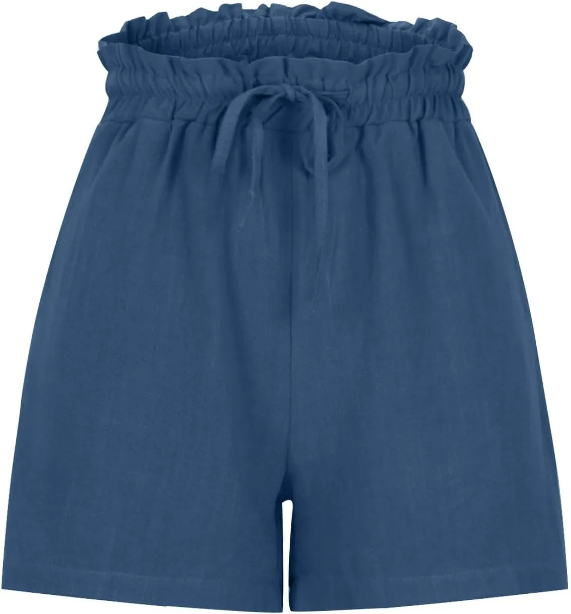 Linen Shorts for Women Summer Casual High Waisted Drawstring Beach Loose Shorts Comfy Fashion Outfits