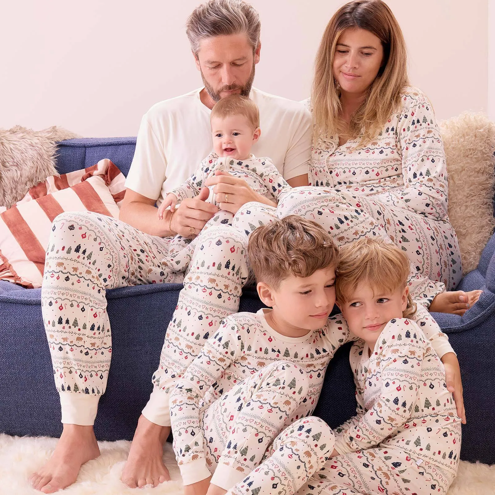 Men's Festive Fair Isle Pajama Bottoms