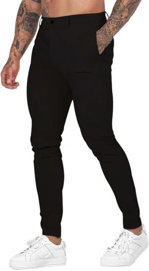 MIDOO Mens Pants Casual Relaxed Soft Fleece Active Athletic Workout Jogger Pants with Pocket and Drawstring Elastic Waist