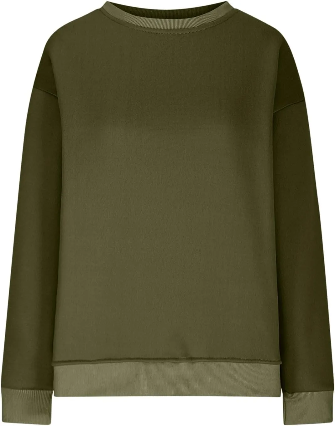 Oversized Sweatshirt for Women Long Sleeve Crewneck Hoodies 2024 Preppy Pullover Top Trendy Fall Outfits