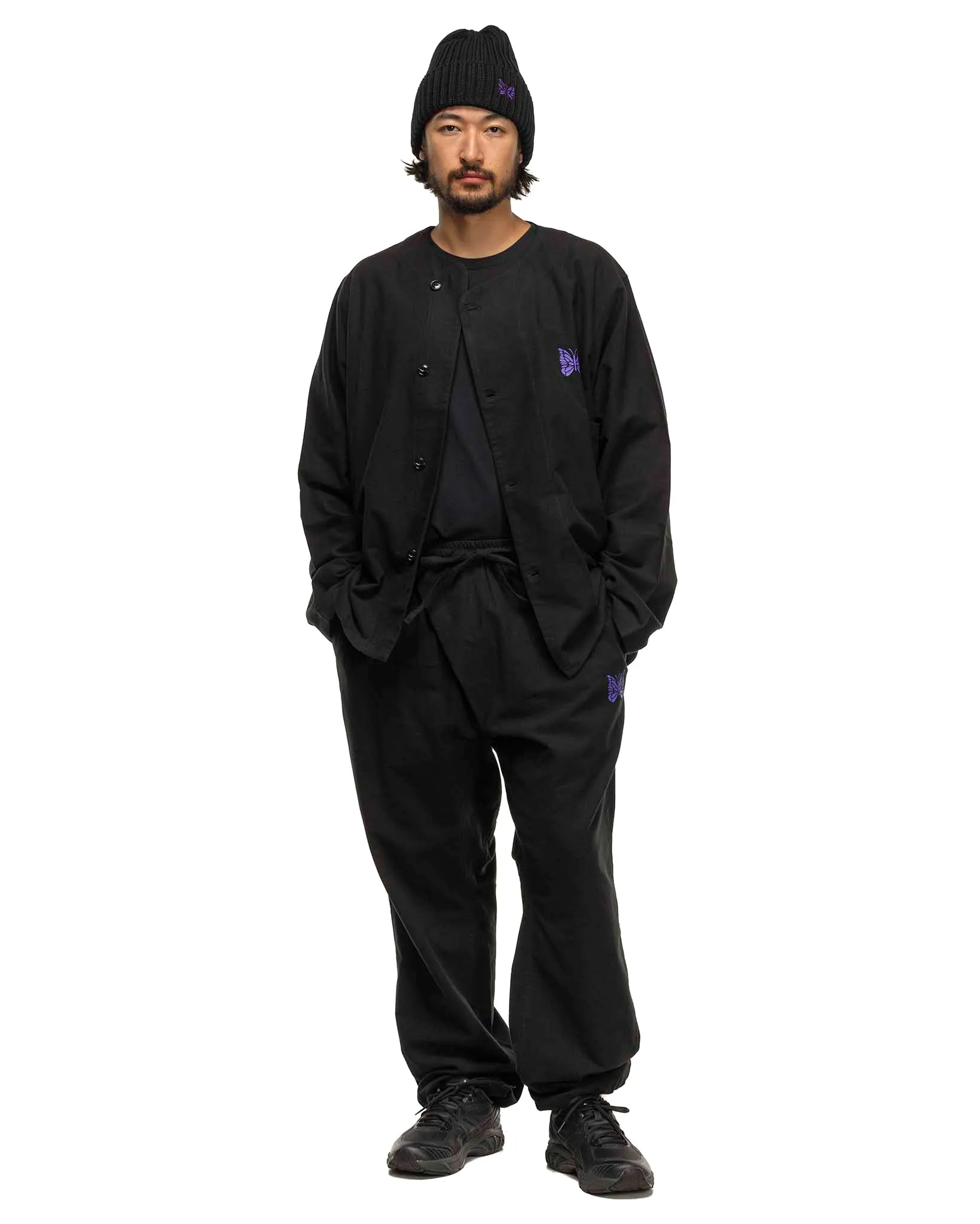 Pajama Set - Cotton Flannel Black