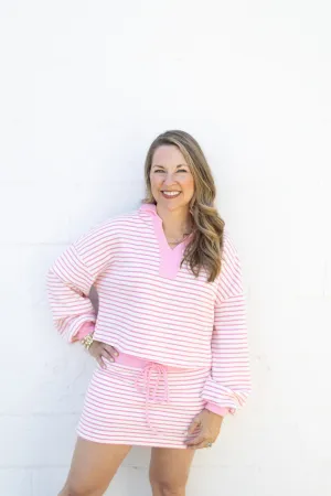 Pink Amalfi Pullover