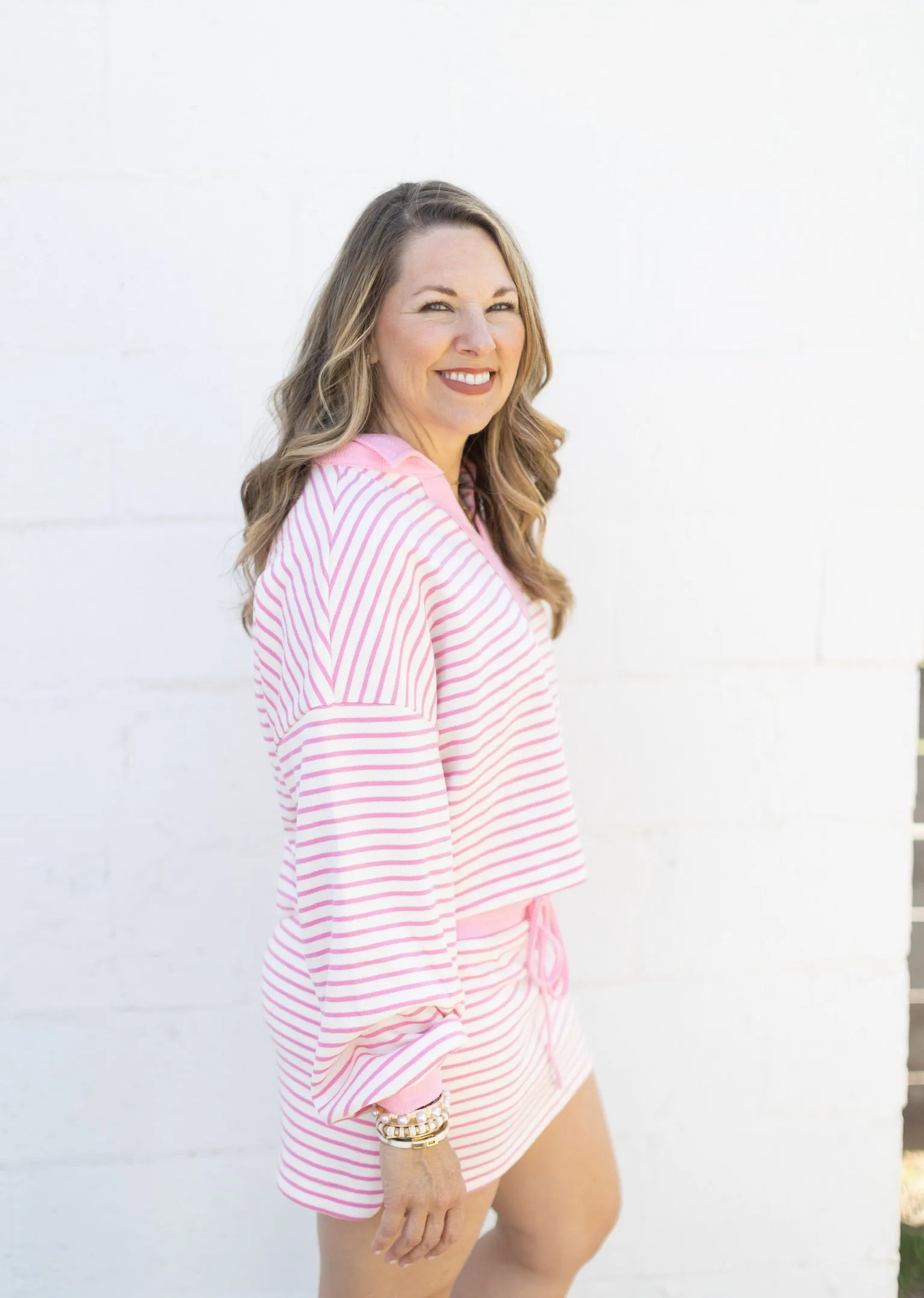 Pink Amalfi Pullover