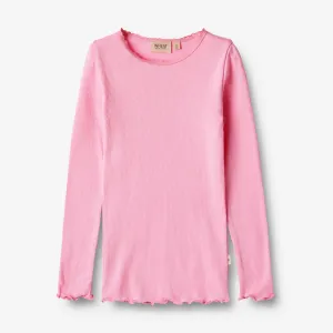 Rib T-Shirt L/S Reese - pink