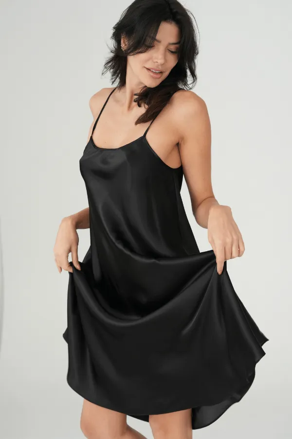 Swing Chemise - Black