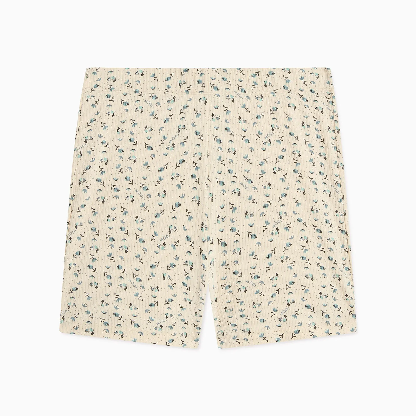 Women's Floral Ribbed Short Pajamas